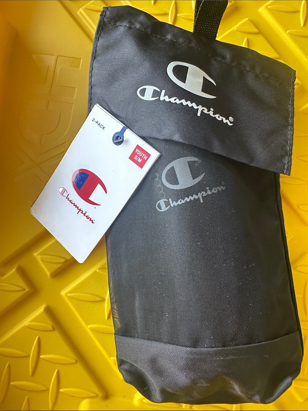 Champion Black Phone Holster with Logo